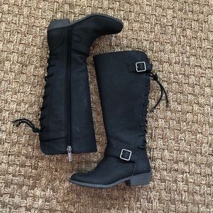Toddler knee high boots